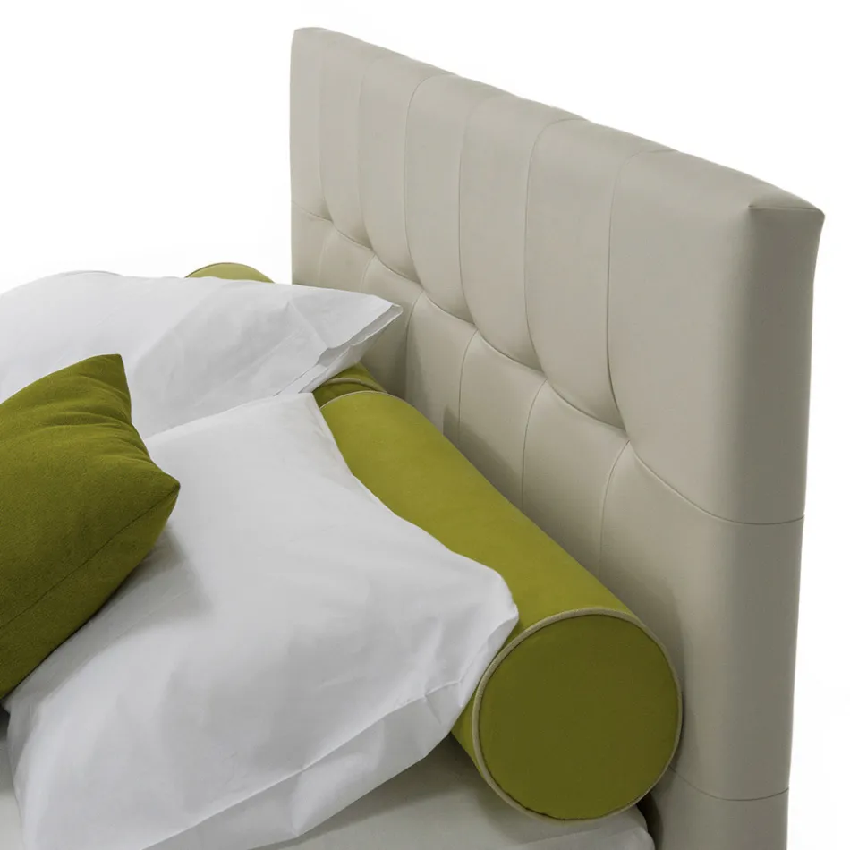 Krevat dopio modern luksoz me kuti magazinimi Prodhuar në Itali – Orfei Viadurini