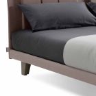 Luksoze moderne shtrati dyshe të veshur me susta në Made in Italy Pëlhurë - Gagia Viadurini