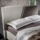 Krevat dopio modern i veshur me susta me dizajn me tegela ose të lëmuar - Aftamo Viadurini