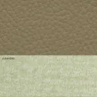 Krevat dopio modern në lëkurë dhe pëlhurë prodhuar në Itali - Zeldo Viadurini