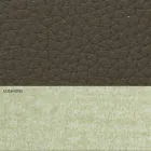 Krevat dopio modern në lëkurë dhe pëlhurë prodhuar në Itali - Zeldo Viadurini