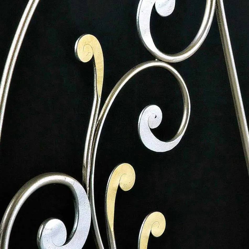 krevat dopio neoklasik në hekur të plotë të falsifikuar Xhesika Viadurini