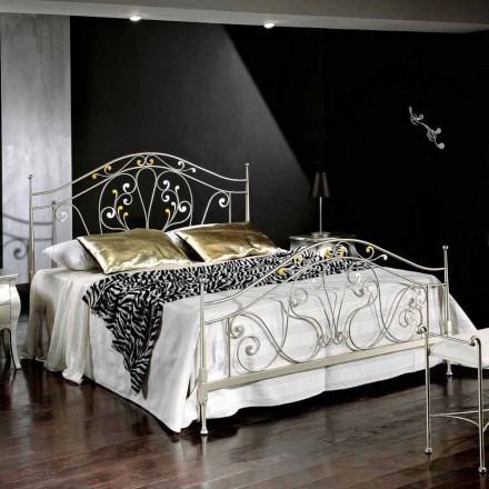 krevat dopio neoklasik në hekur të plotë të falsifikuar Xhesika Viadurini
