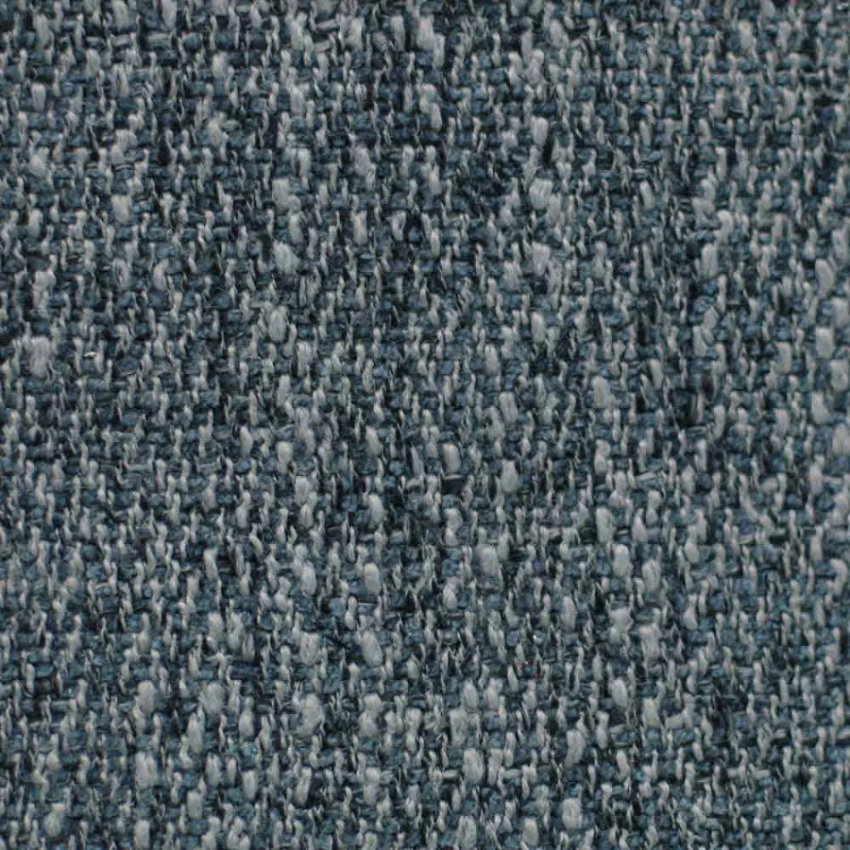 Dizajn i rrumbullakët Krevat dopio i mbuluar në pëlhurë Made in Italy - Rello Viadurini