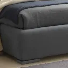 Shtrati dyshe pa kuti, dizajni bashkëkohor, Iorca nga Bolzan Viadurini