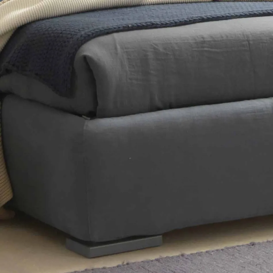 Shtrati dyshe pa kuti, dizajni bashkëkohor, Iorca nga Bolzan Viadurini