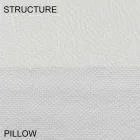 Shtrati i dyfishtë i rrumbullakët i mbuluar në prodhim në Itali Dizajn Ecoleather - Vesio Viadurini