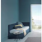 Shtrati me një kënd të vetëm, me kufje Line4 Bolzan dhe panel anësor Viadurini