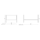 Krevat Tek me Strukturë Hekuri të Koordinuar Prodhuar në Itali - Lillo Viadurini