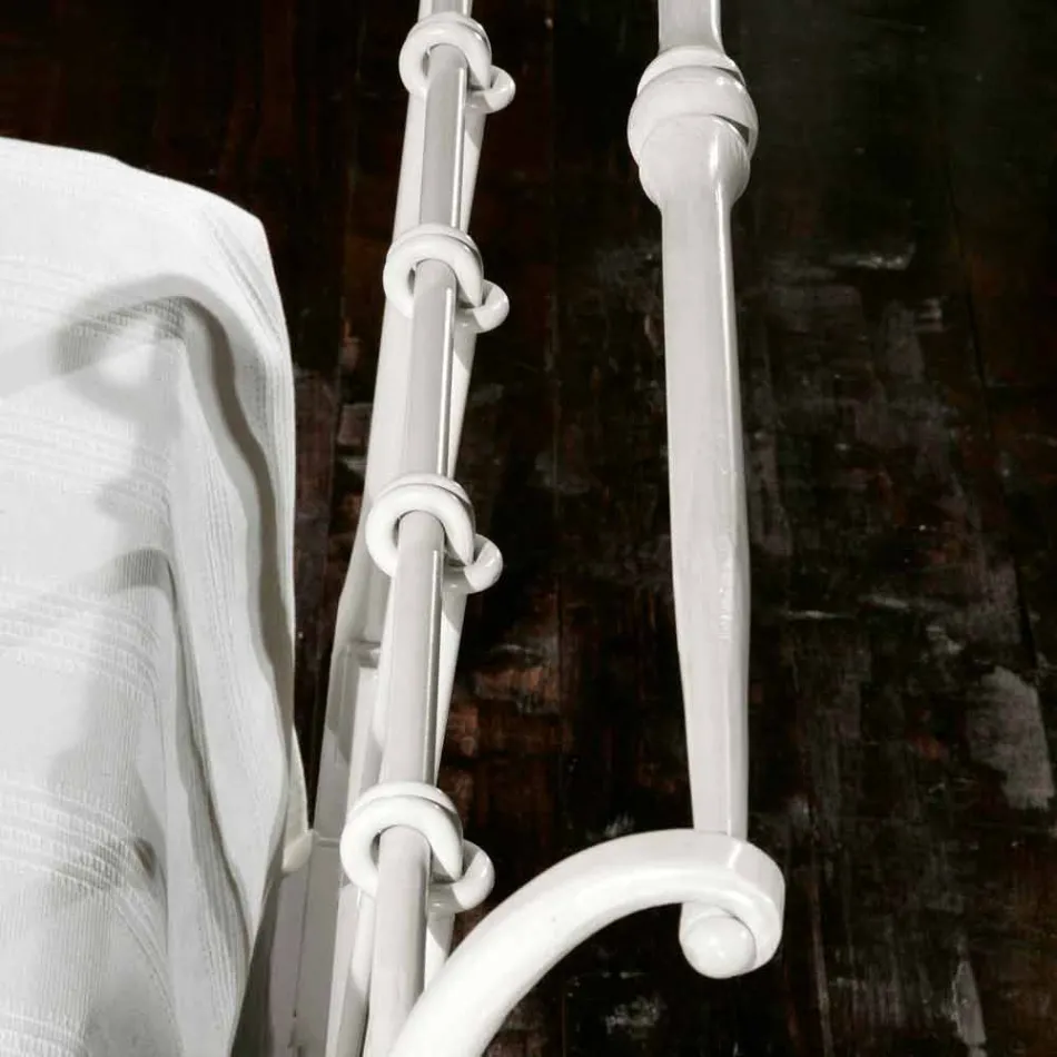 shtrat i vetëm në hekur të farkëtuar Amanda i punuar në Itali Viadurini