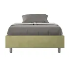 Krevat me madhësi Queen 120x200 cm i mbuluar me mikrofibër i prodhuar në Itali - Athlete Viadurini