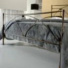 Një krevat dhe një gjysmë katror i punuar me hekur të farkëtuar Viadurini