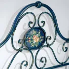 Madhësia e mbretëreshës së shtratit hekuri i punuar i grimcuar Gloria Design Viadurini