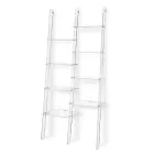 Raft librash në mur në dizajn transparent pleksiglas deri në 4 elemente - Trezza Viadurini