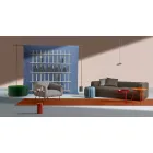 Shabby Chic Bookcase Bookcase in Design White Ash Wood - Babele Viadurini