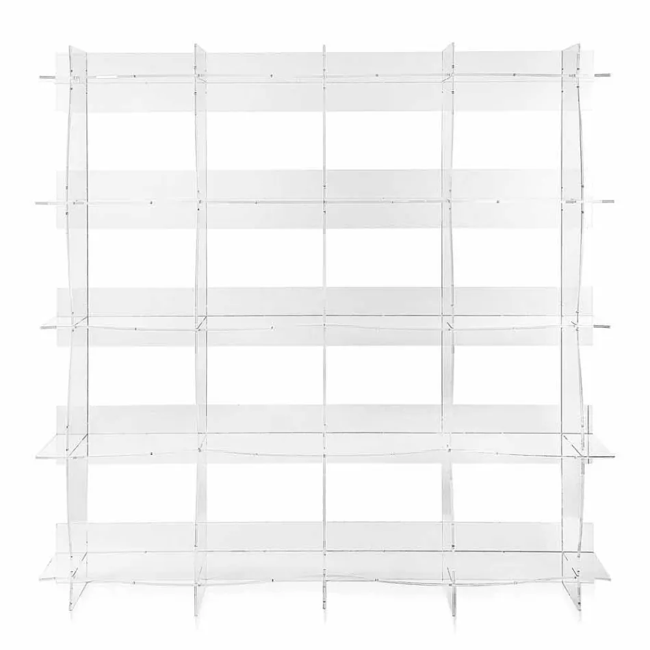 Portofoli vetë-mbështetës / modern i dizajnit Pam transparent Viadurini