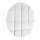 Librari modern i bardhë i librave të portofolit Gio, i bërë në Itali Viadurini