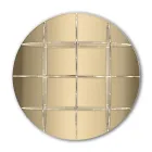 Raft librash muri të rrumbullakëta në pleksiglas ari ose argjendi Prodhuar në Itali - Lizzy Viadurini