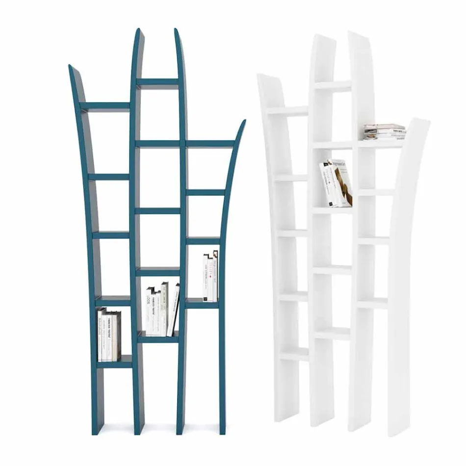 biblioteka dysheme model modern Herba Made in Italy Viadurini