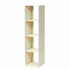 Libraria e dyshemesë moderne e zezë, e kuqe, e bardhë ose gri e hekurt e bërë në Itali - Pls Viadurini