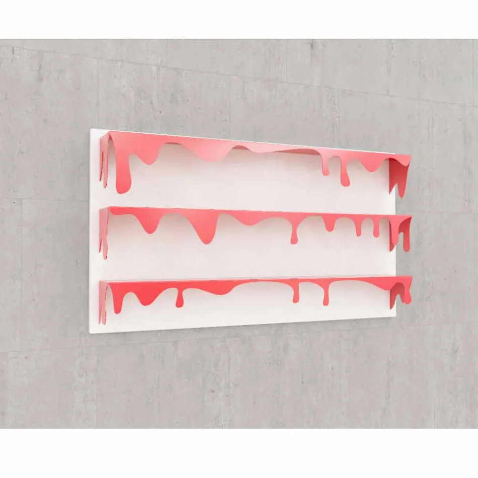 Libraria moderne e murit Kolata 130x70 (3 rafte) Mabele Viadurini