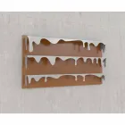 Libraria moderne e murit Kolata 130x70 (3 rafte) Mabele Viadurini