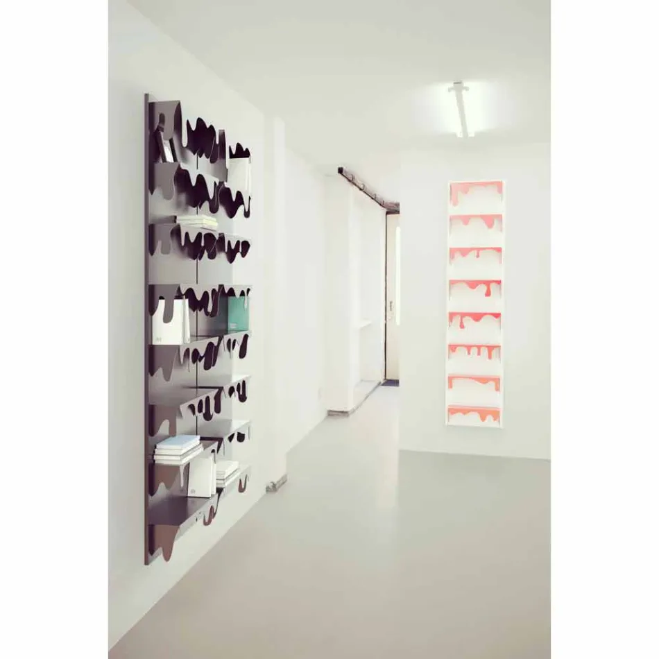 Raft i rreshtave të kolonave të dizajnit Kolata 50x127 (8 rafte) Mabele Viadurini