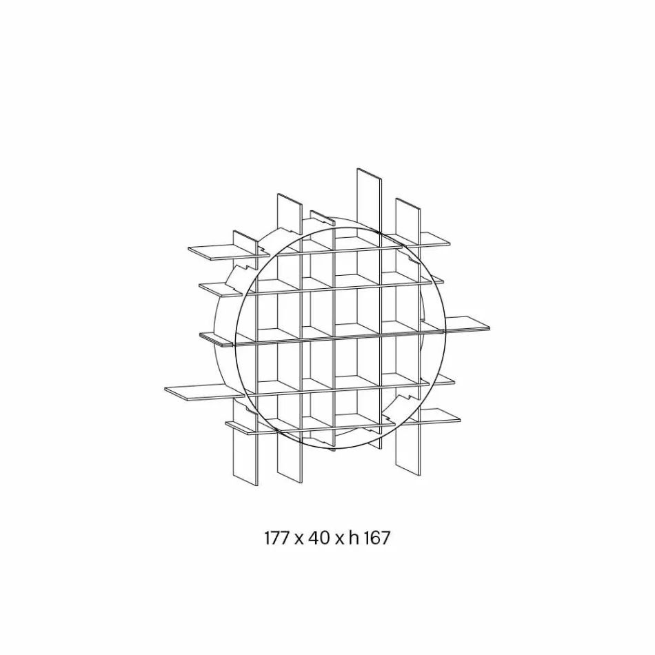 Rrethi i pavarur i Rrethit në Qelq Jashtë Lartë dhe të Zezë të Fërkuar - Marco Viadurini