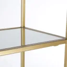 Raft librash me dizenjo elegante me majë çeliku dhe xhami - Noralea Viadurini