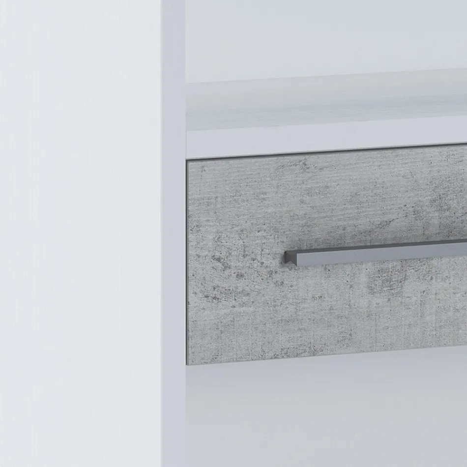 Raft librash prej druri të veshur me melaminë në madhësi të ndryshme - kallaj Viadurini