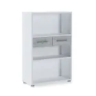 Raft librash prej druri të veshur me melaminë në madhësi të ndryshme - kallaj Viadurini