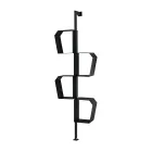 Raft librash metalik i lyer me këmbë të rregullueshme, i prodhuar në Itali - Fernanda Viadurini