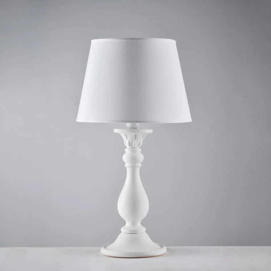 Llambë Druri me Abazhur të Prodhuar në Itali për Dekorim të Brendshëm - Siena Viadurini