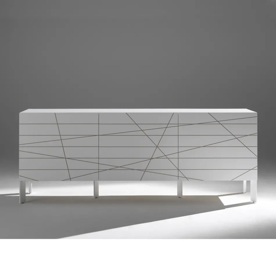 Bufe me 3 Dyer në Aglomerat Druri të Lyer - Ariete Viadurini