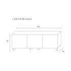 Bufe me 3 Dyer në Aglomerat Druri të Lyer - Ariete Viadurini