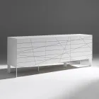 Bufe me 3 Dyer në Aglomerat Druri të Lyer - Ariete Viadurini