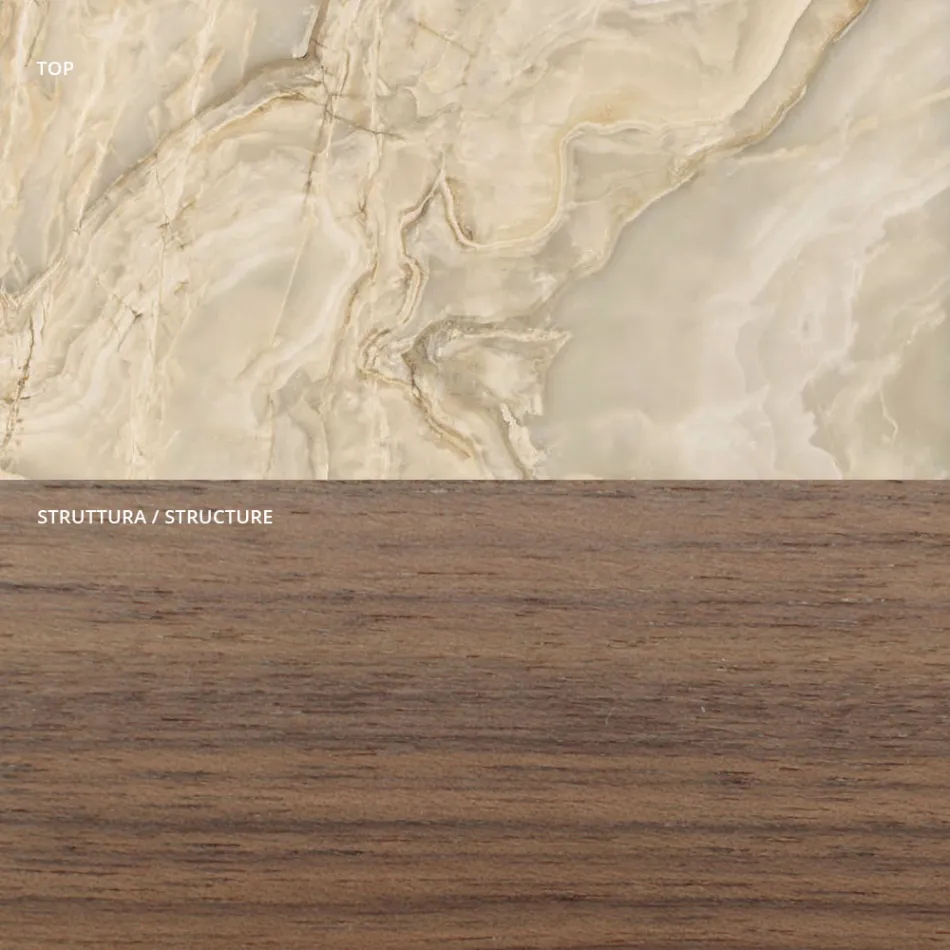 Bordea me dyer hapëse me shtytje në blloqe druri Prodhuar në Itali - Salerno Viadurini