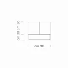 Bordea me dyer hapëse me shtytje në blloqe druri Prodhuar në Itali - Salerno Viadurini