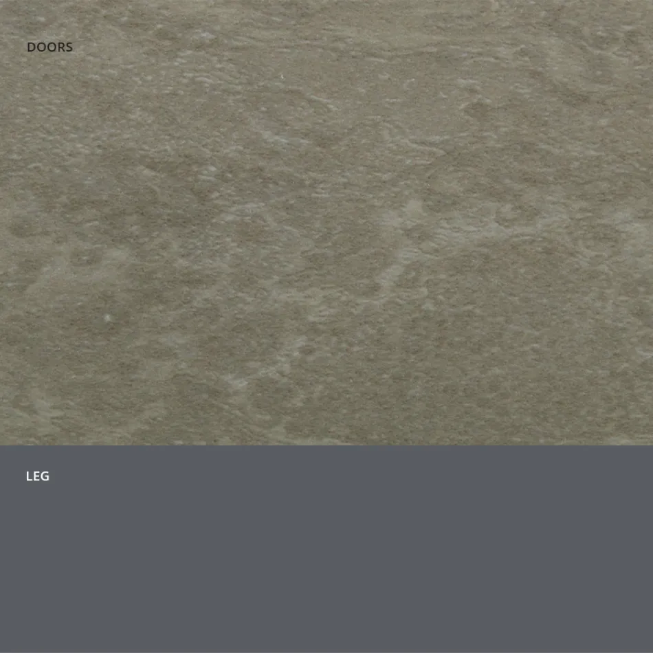 Bufe me Dyer Laminate HPL Efekt Guri Prodhuar në Itali - Fiorenza Viadurini