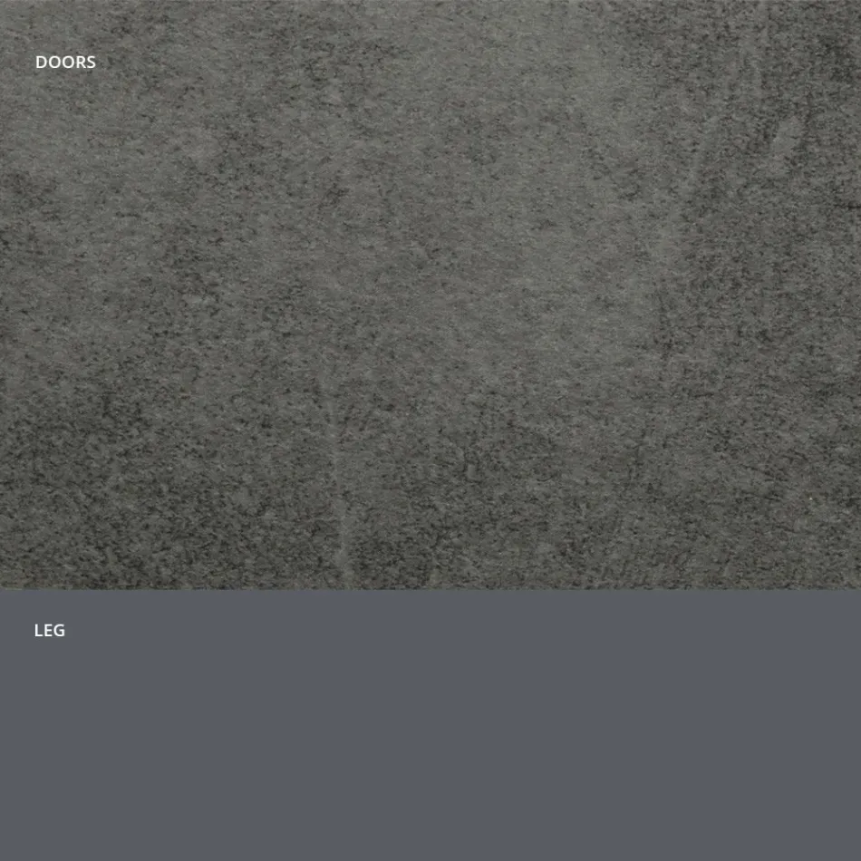 Bufe me Dyer Laminate HPL Efekt Guri Prodhuar në Itali - Fiorenza Viadurini