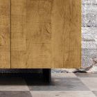 Bordea e dhomës së ndenjes me 3 dyer në vend të përfundimit të lisit me nyje, Made in Italy - Arne Viadurini
