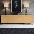 Kompleksi i dhomës së ndenjes me 4 dyer me finiture hiri natyral Prodhuar në Itali - Melek Viadurini