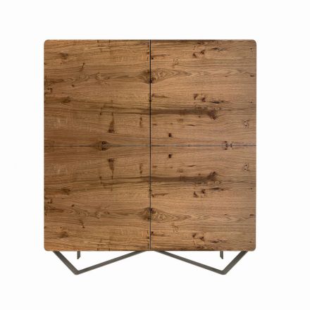 Bofoni i dhomës së ndenjes në Mdf me mbështetje 2 këmbësh Prodhuar në Itali - Rosalba Viadurini