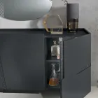 Bufe për Dhomë Ndenjeje me 3 Dyer në MDF të Llakuar, Prodhuar në Itali - Elena Viadurini