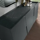 Bufe për Dhomë Ndenjeje me 3 Dyer në MDF të Llakuar, Prodhuar në Itali - Elena Viadurini