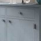 Kompleksi i dhomës së ndenjes me dru bredhi të fortë me 4 ndarje Prodhuar në Itali - Pascual Viadurini