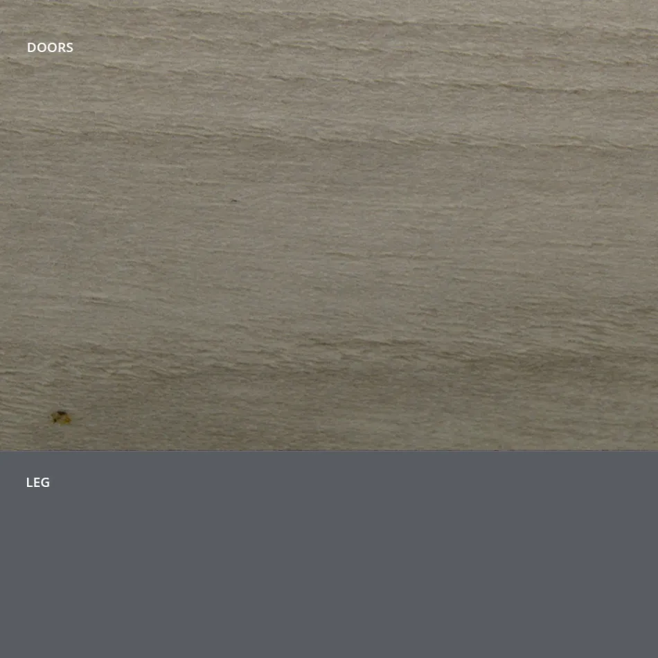 Bofoni i dhomës së ndenjes në dru mat dhe laminat HPL Prodhuar në Itali - Fiorenza Viadurini