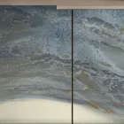 Kompleksi i zonës së ndenjes me 3 dyer në dekorime të ndryshme Prodhuar në Itali - Ole Viadurini