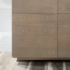 Kompleksi i zonës së ndenjes me 4 dyer në kapuçin, Prodhim në Itali - Eda Viadurini