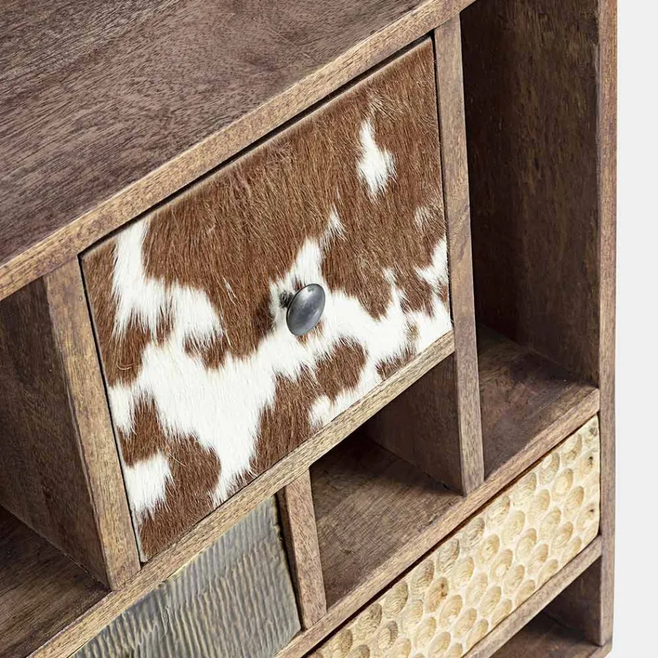 Tabela etnike në Dru Mango të Ricikluar dhe Acacia Homemotion - Auriel Viadurini